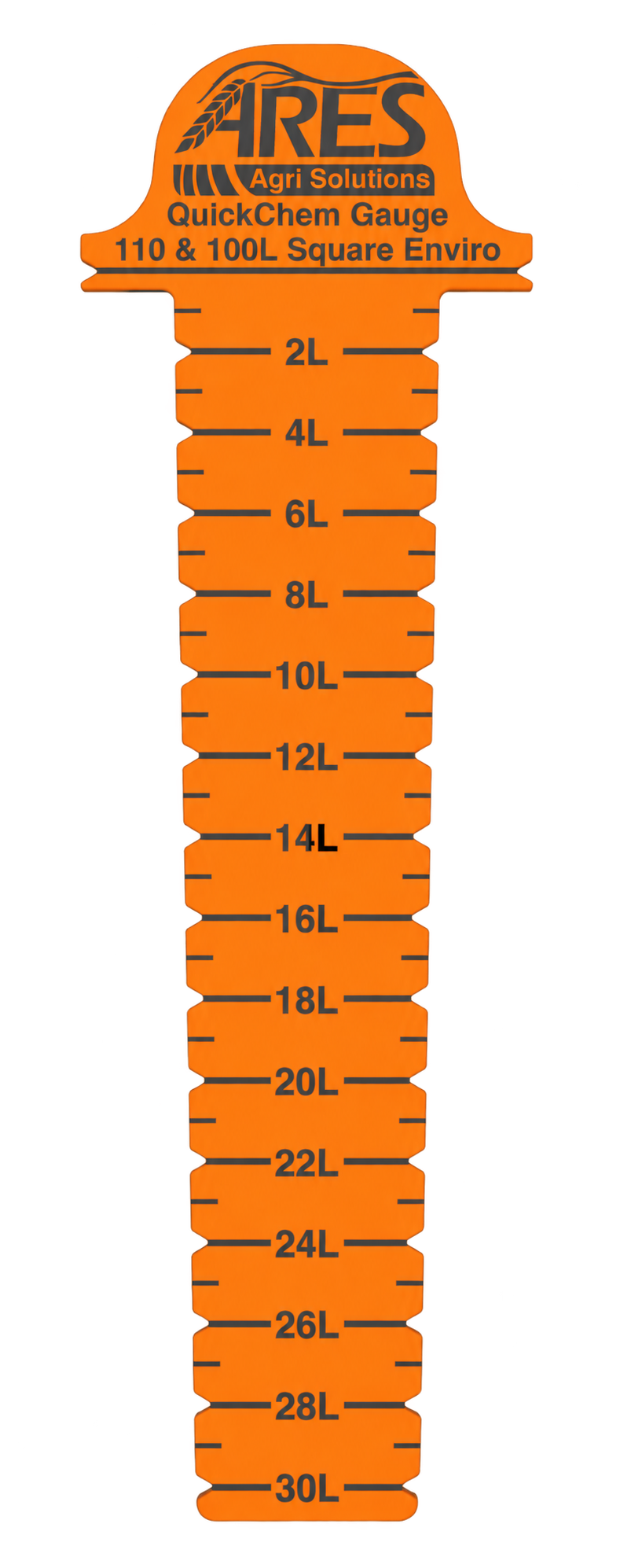 100 & 110L Square Enviro QuickChem Gauge - 30L